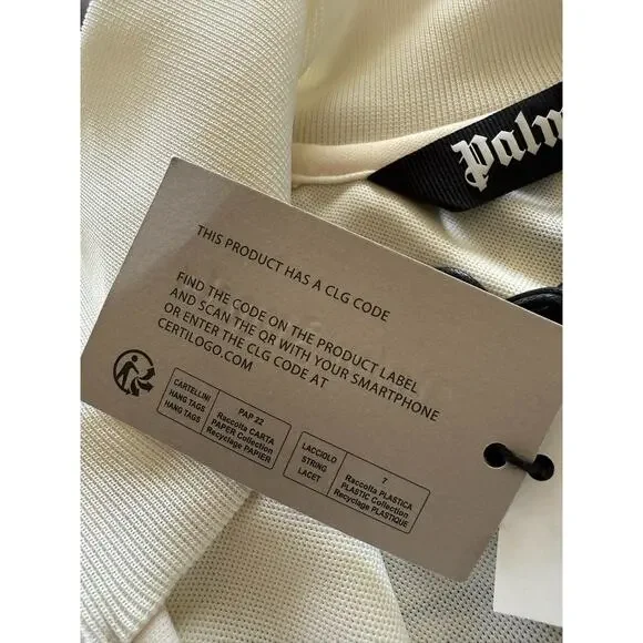 RETAIL $690 Palm Angels Hurricane Track Jacket Print Zip Up Jacket *NWT*SZ SMALL - Picture 10 of 10